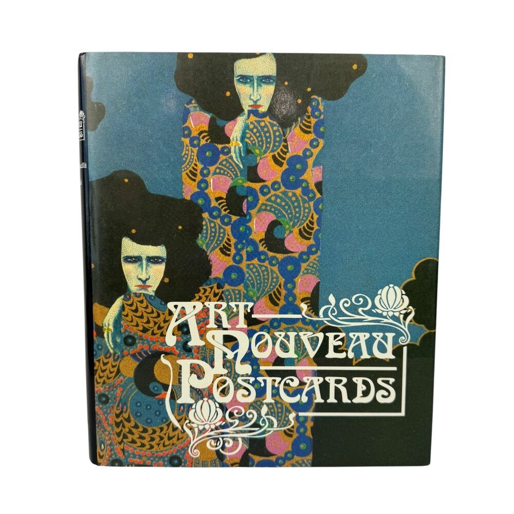 Art Nouveau Postcards by Giovanni Fanelli Ezio Godoli Hardcover Book Rizzoli DJ